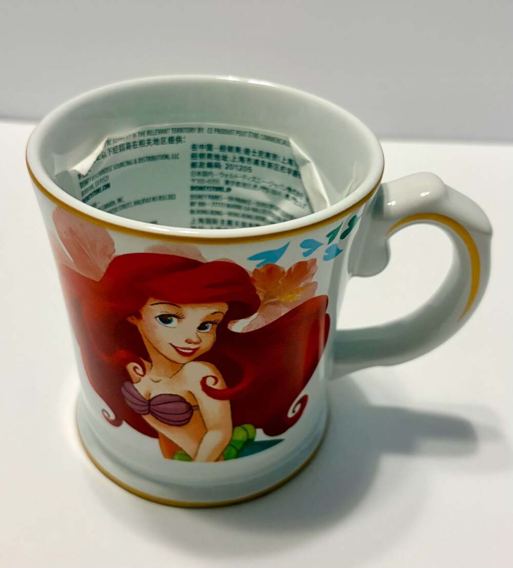 Disney Store The Little Mermaid Ariel Signature Series Ceramic Coffee Mug
